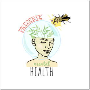 Preserve mental health Posters and Art